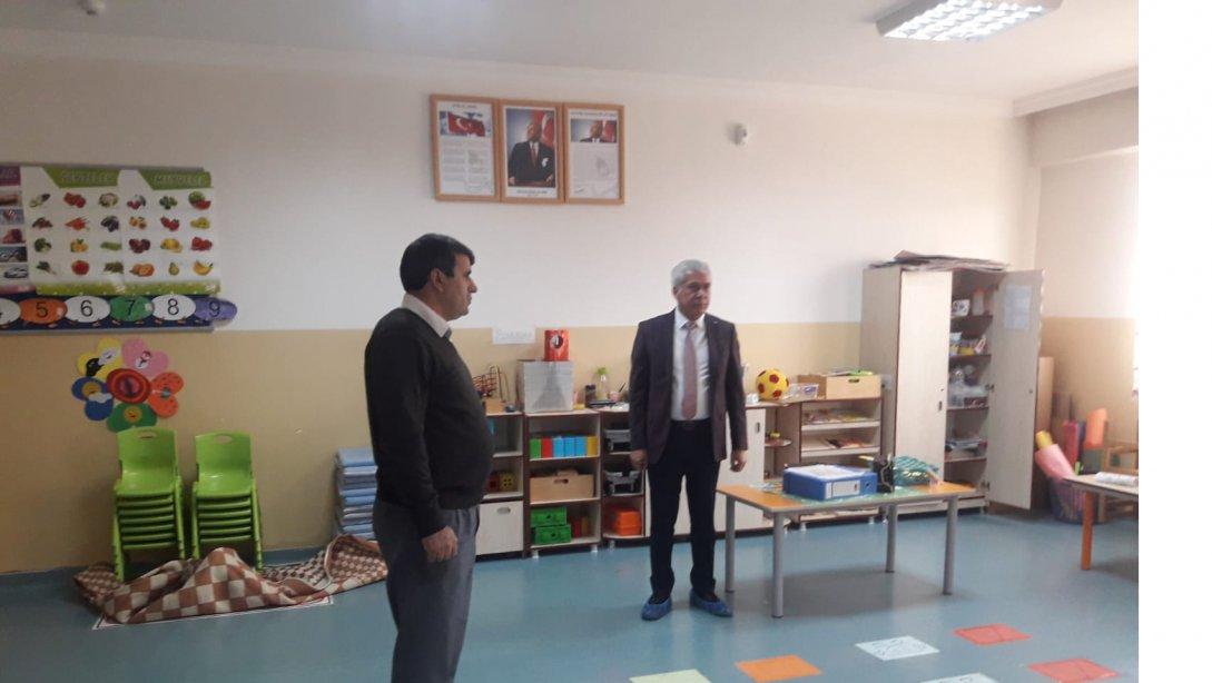 İlçe Milli Eğitim Müdürümüz Mustafa ÇETİNİN Yemesek Anaokulunu ziyaret etti